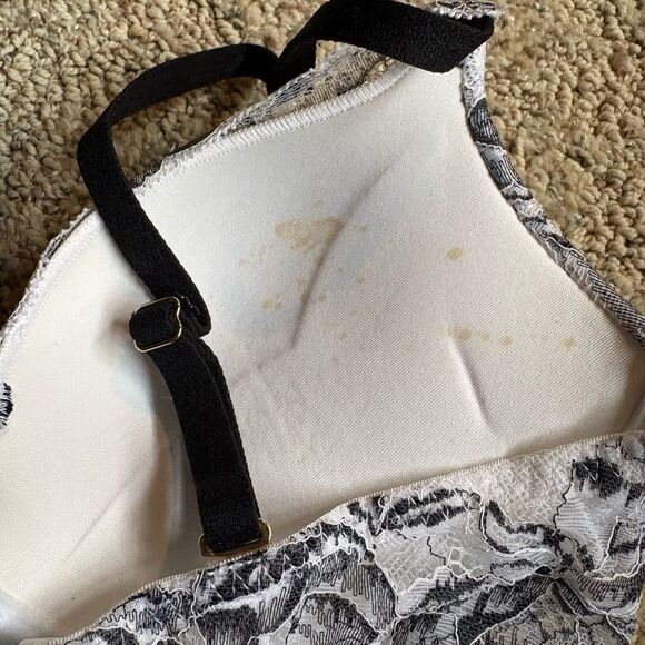 💥 Buy 2 get 1 Free 💥 LaSenza 34B Black and White Underwire Bra - Picture 3 of 4